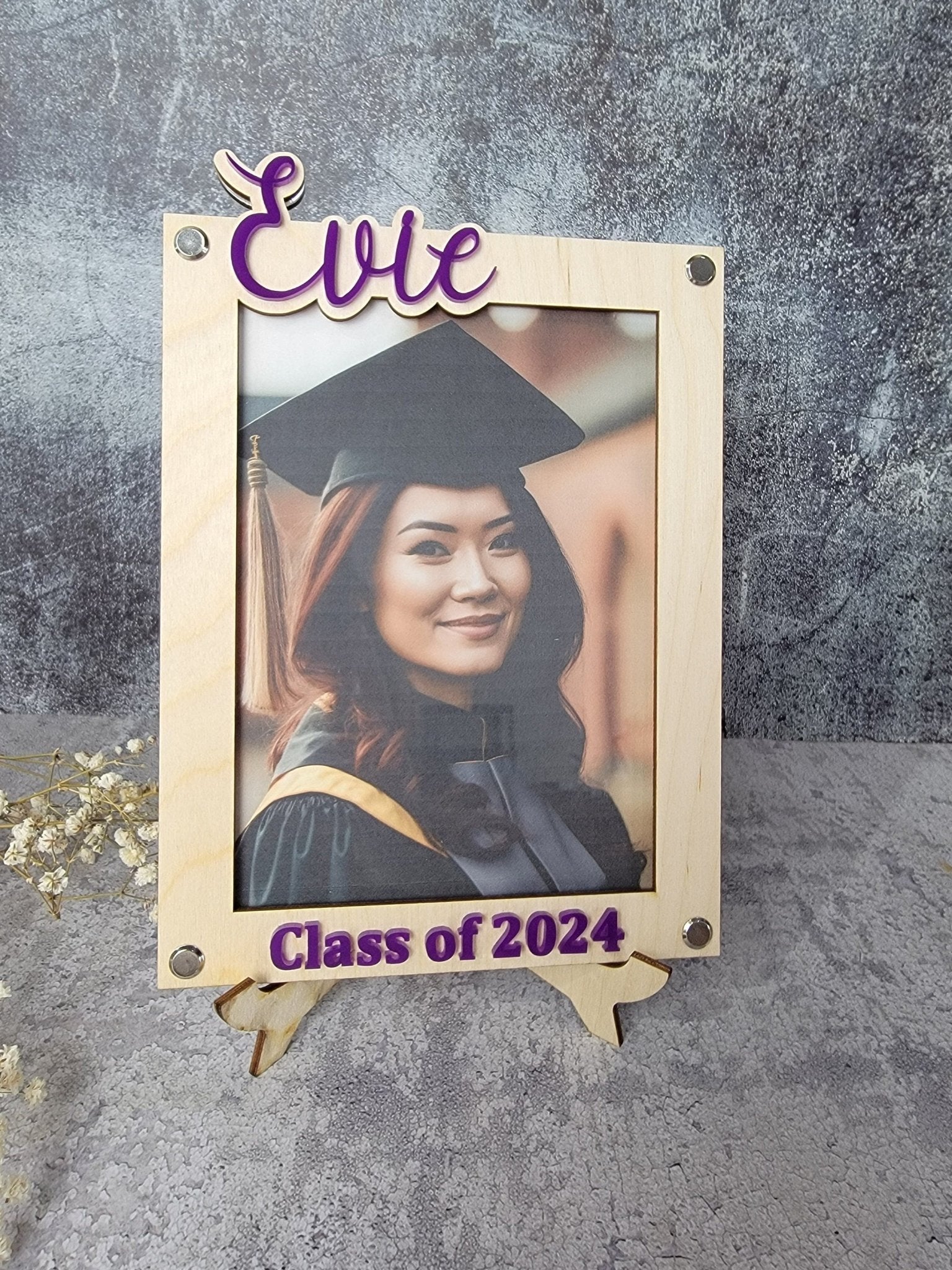 2026 Personalized Graduation Gift Money Holder and Personalized Graduation Picture Frame Combo
