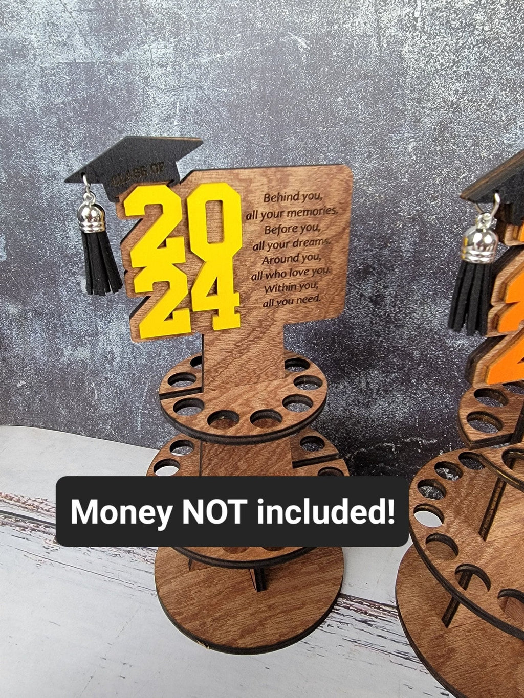 2026 Personalized Graduation Gift Money Holder and Personalized Graduation Picture Frame Combo