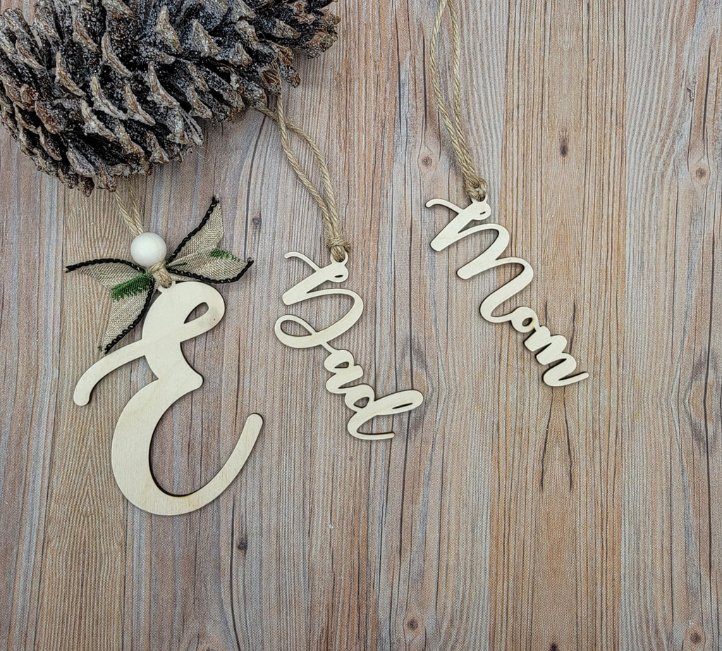 Personalized Name Stocking Tag