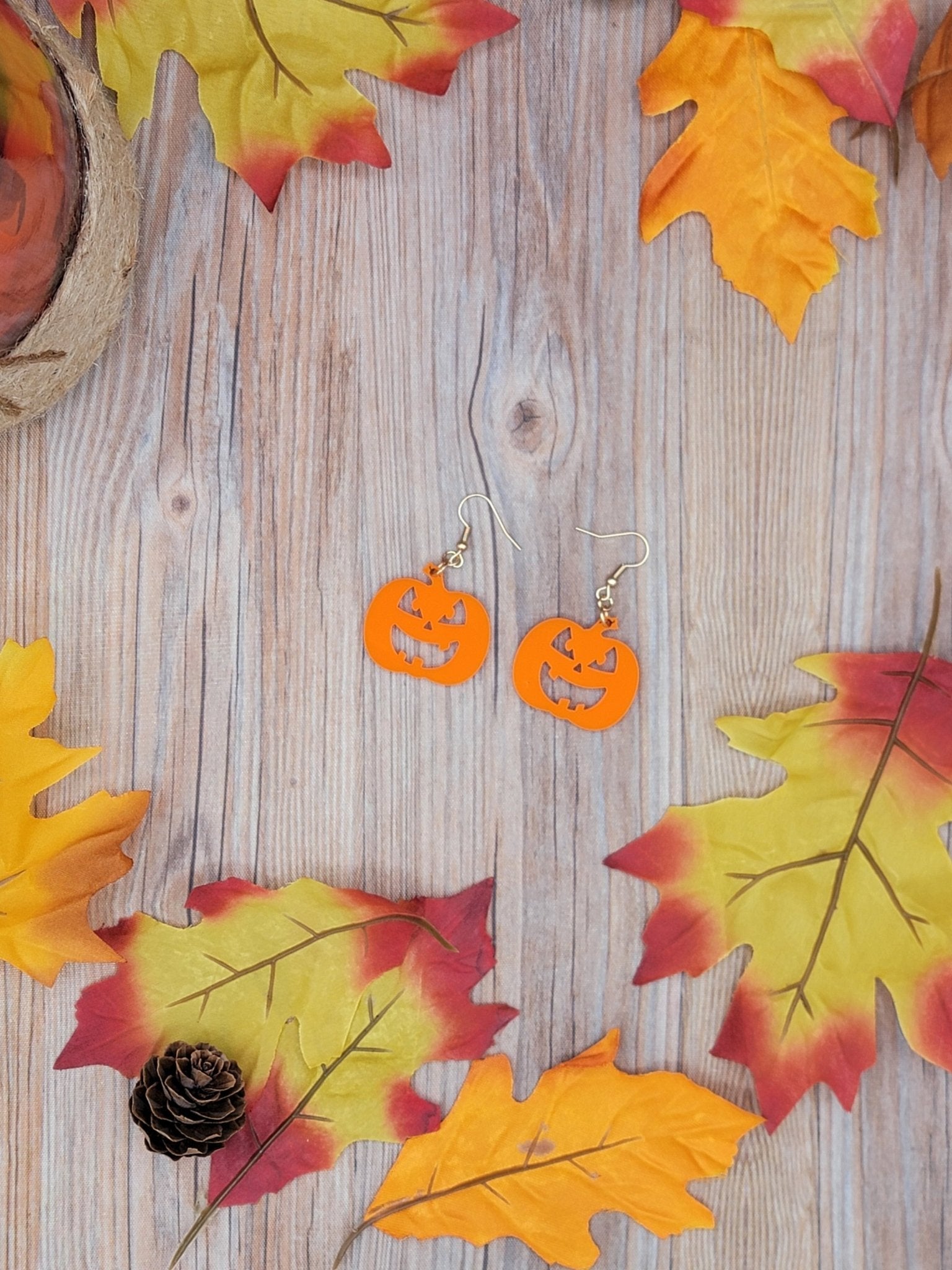 Pumpkin Earrings