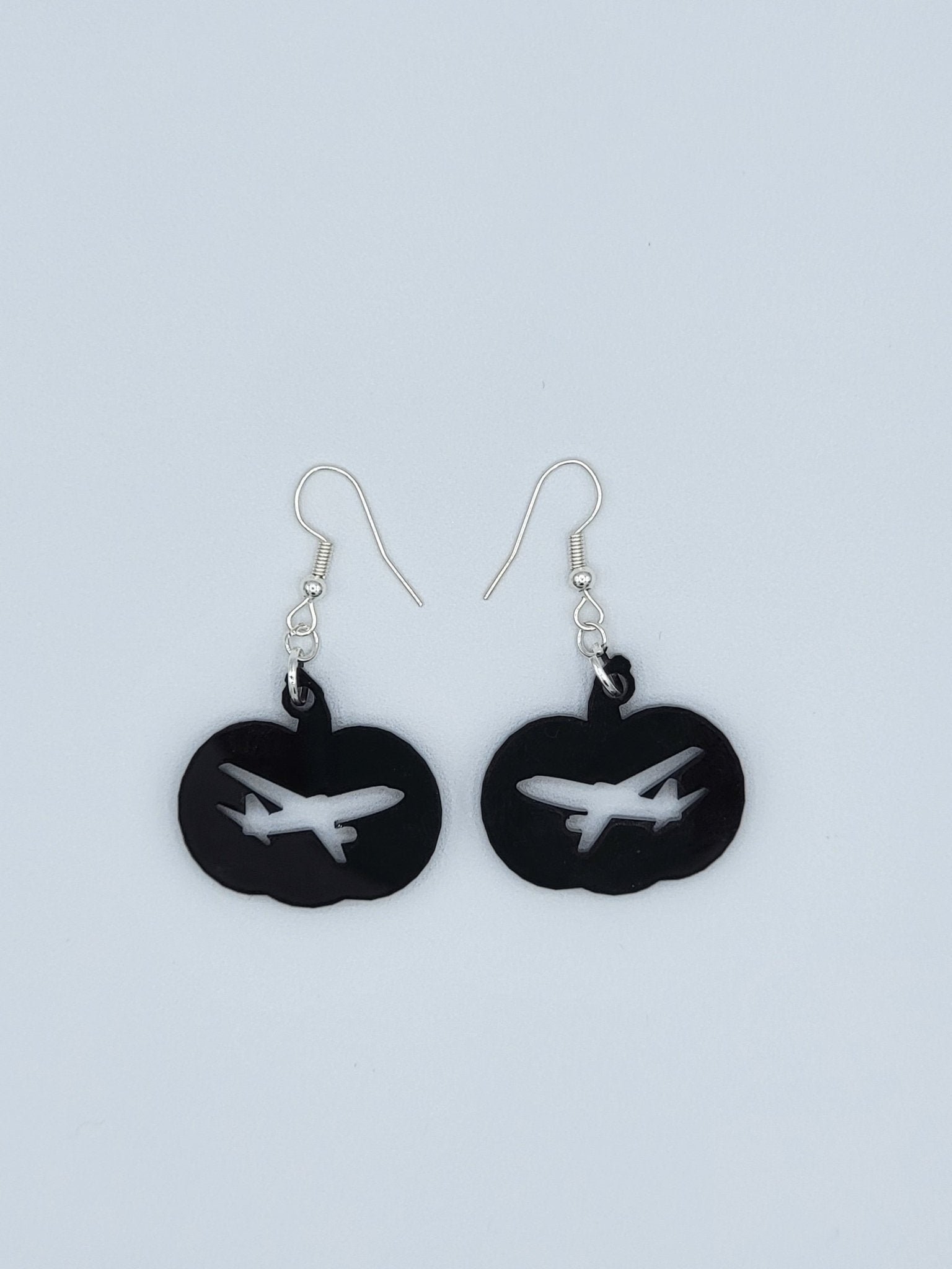 Pumpkin Plane Earrings