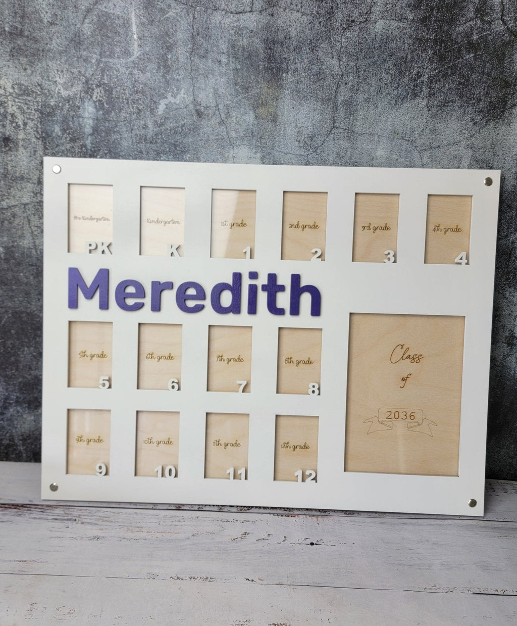 School Years Photo Frame