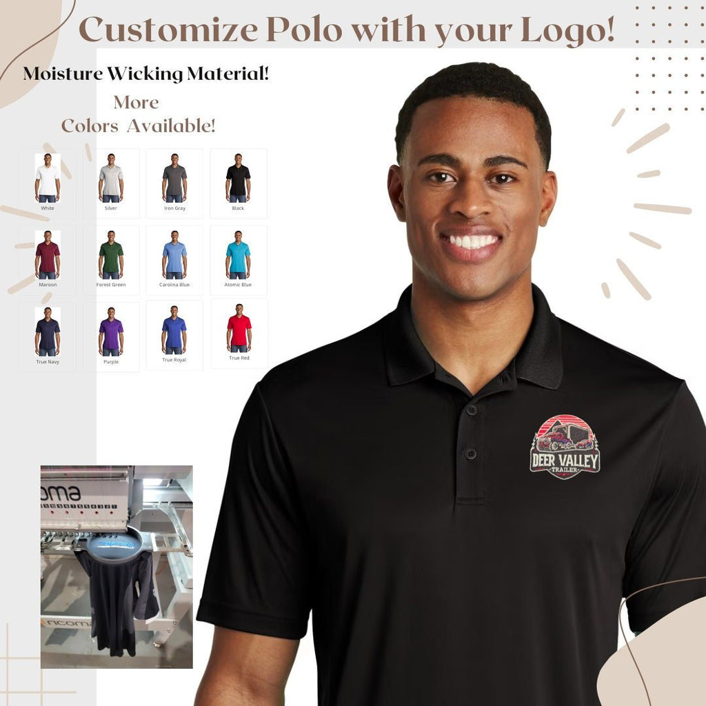Sport Tech Logo Embroidered Polo