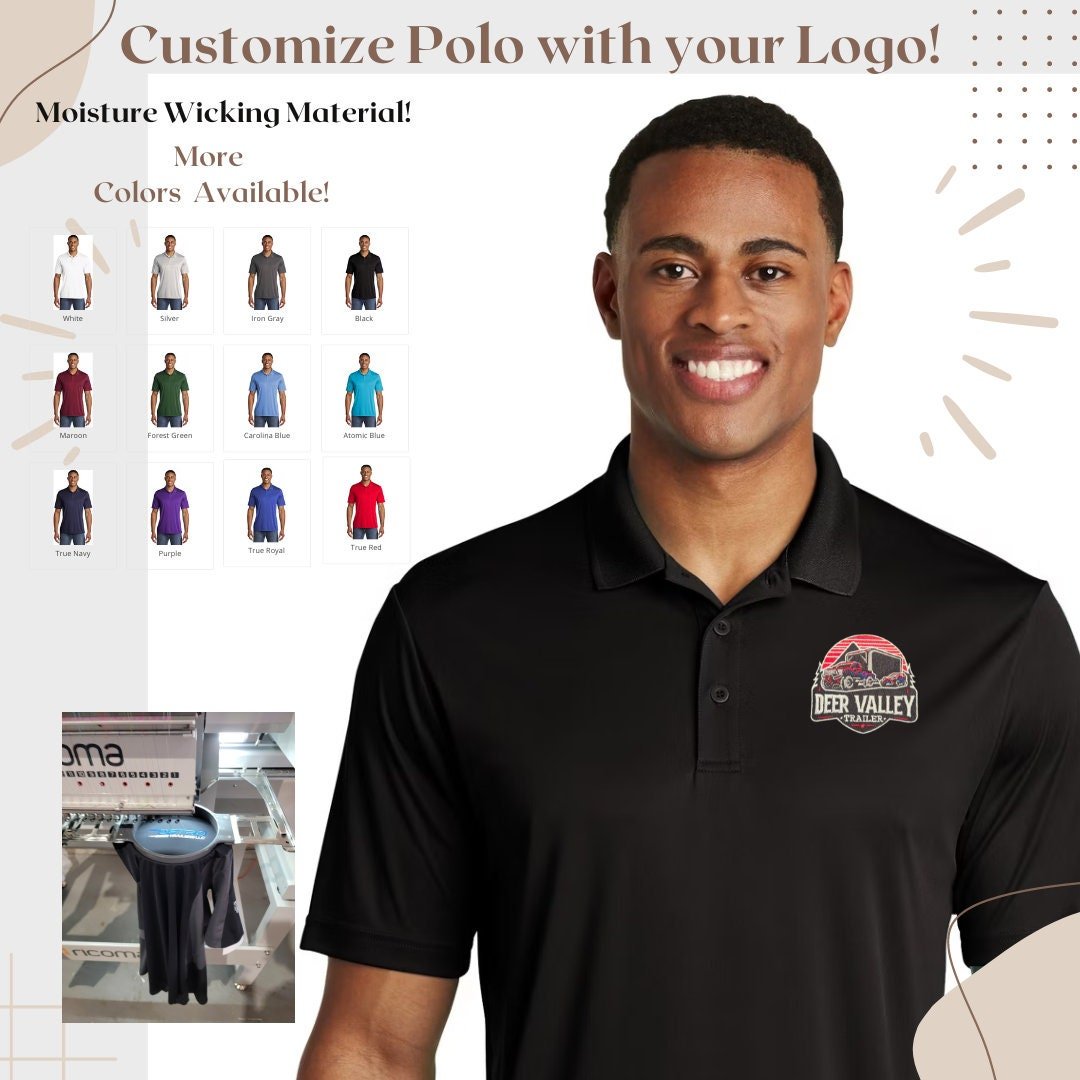 Sport Tech Logo Embroidered Polo