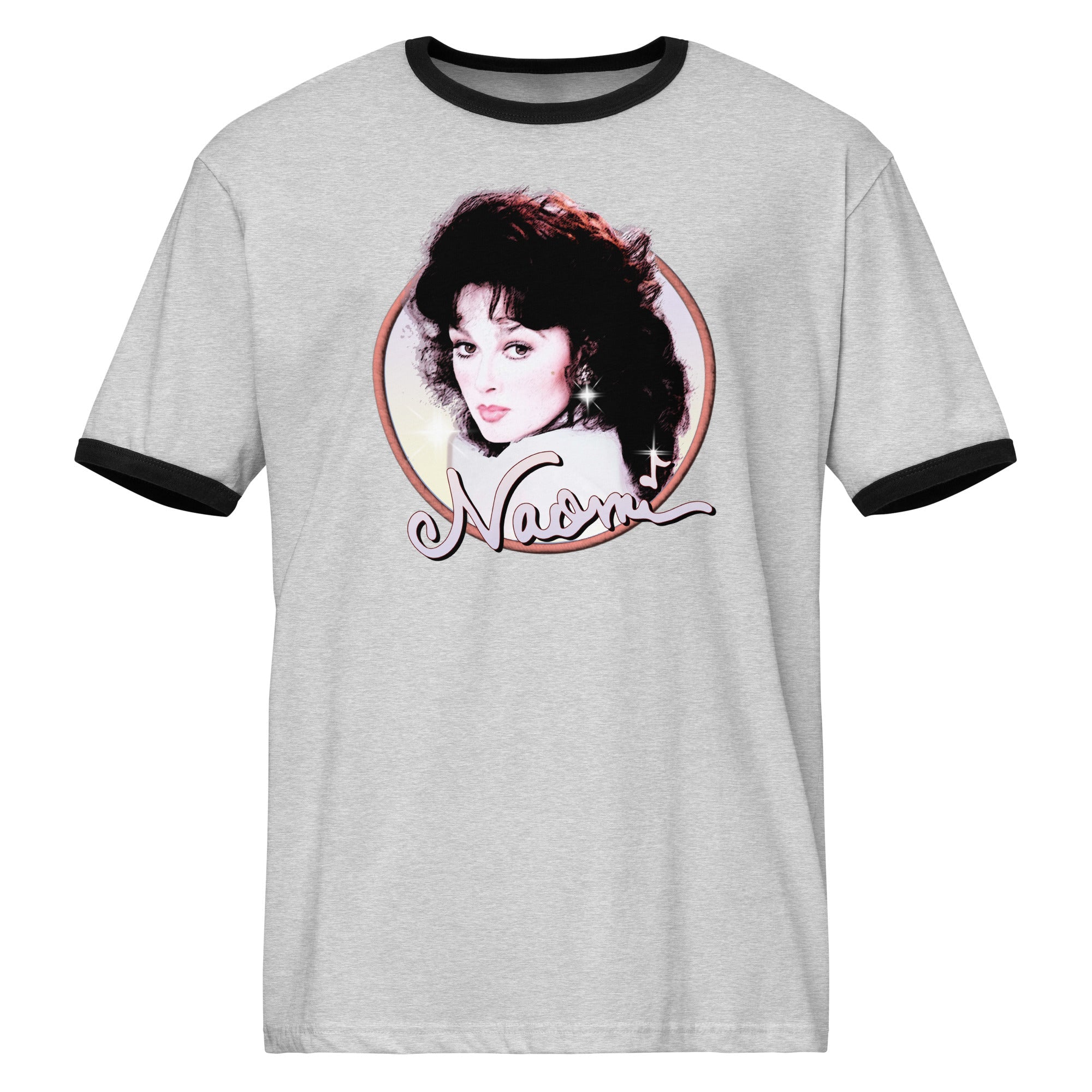 Naomi Retro Glow Unisex Ringer T-shirt