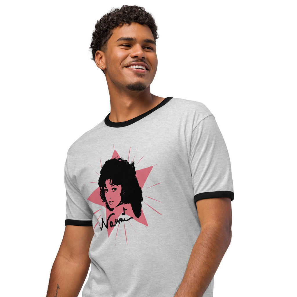 Naomi Retro Star Unisex Ringer T-shirt
