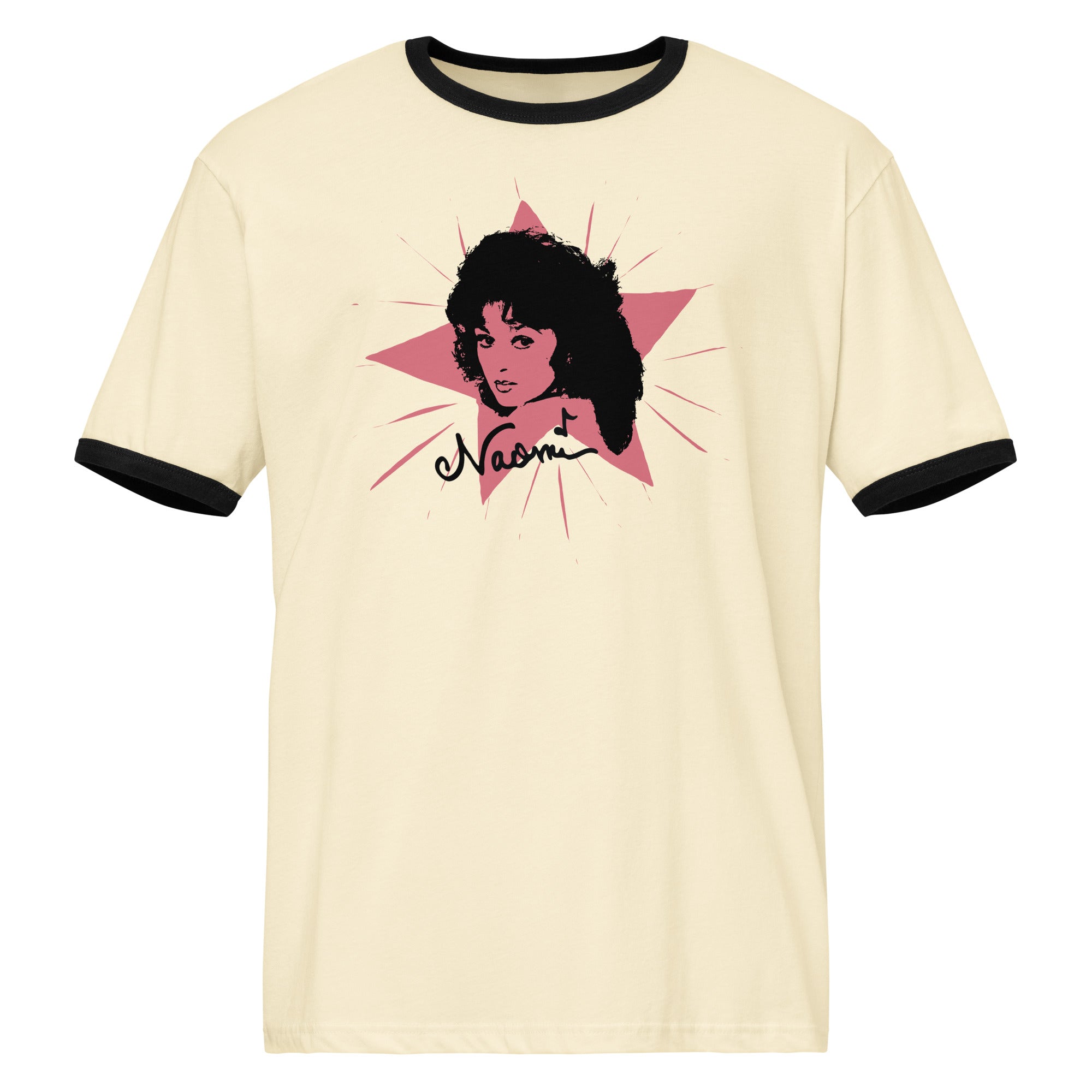 Naomi Retro Star Unisex Ringer T-shirt