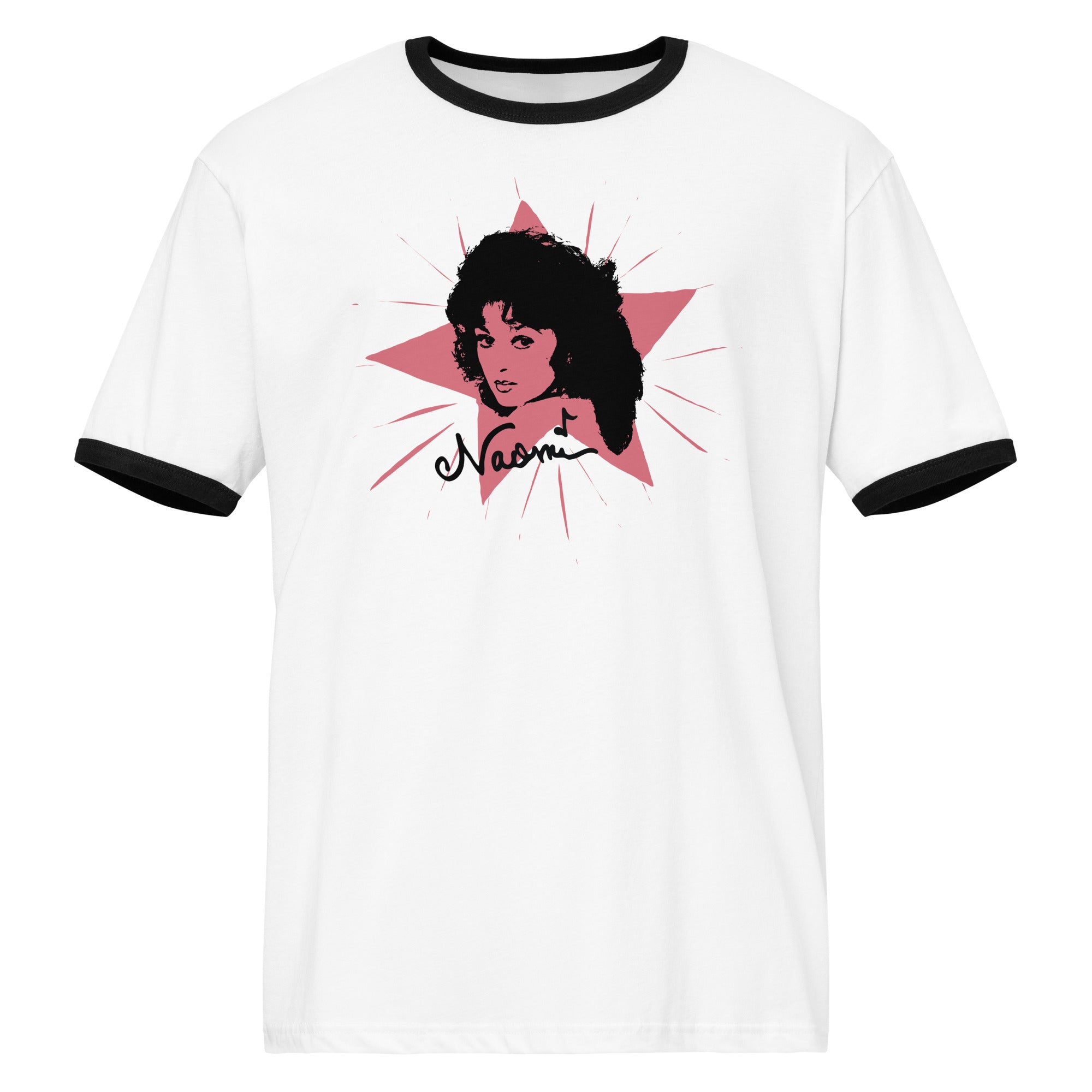 Naomi Retro Star Unisex Ringer T-shirt
