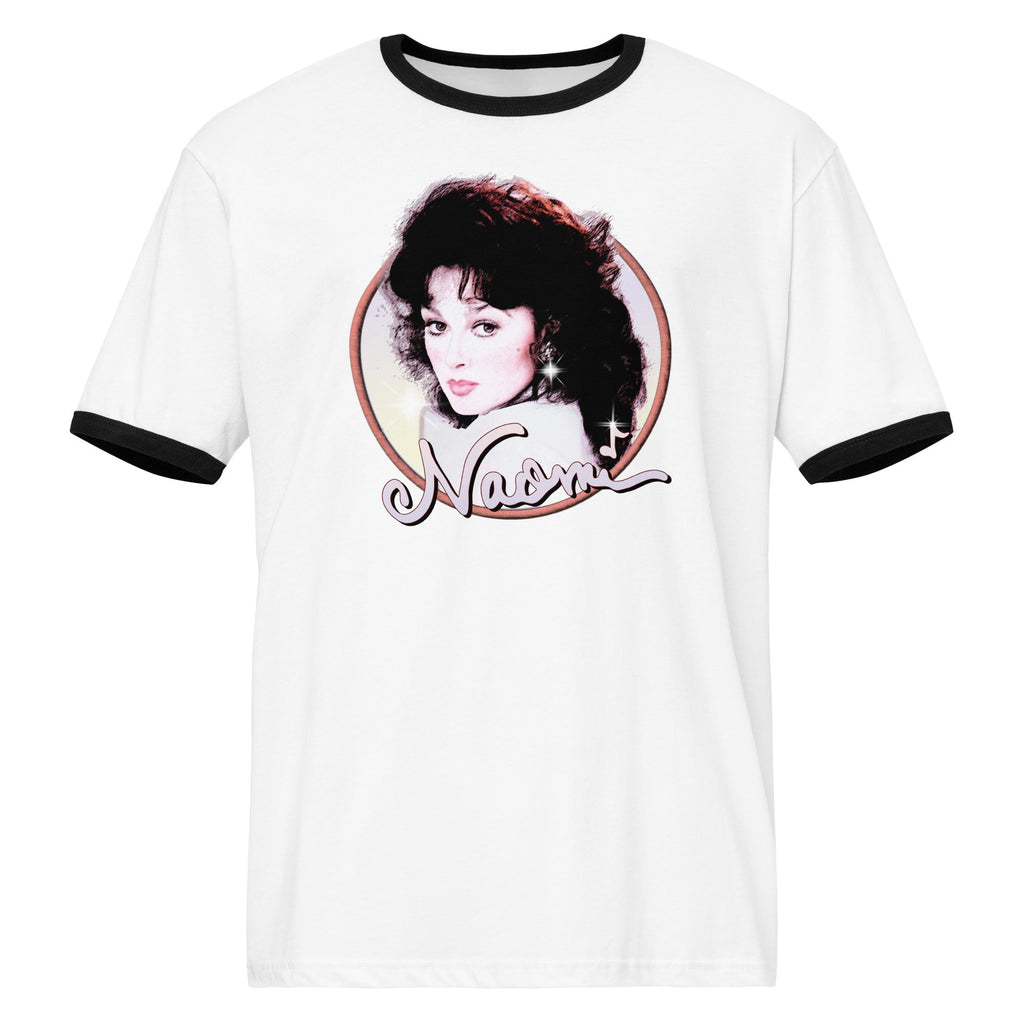 Naomi Retro Glow Unisex Ringer T-shirt
