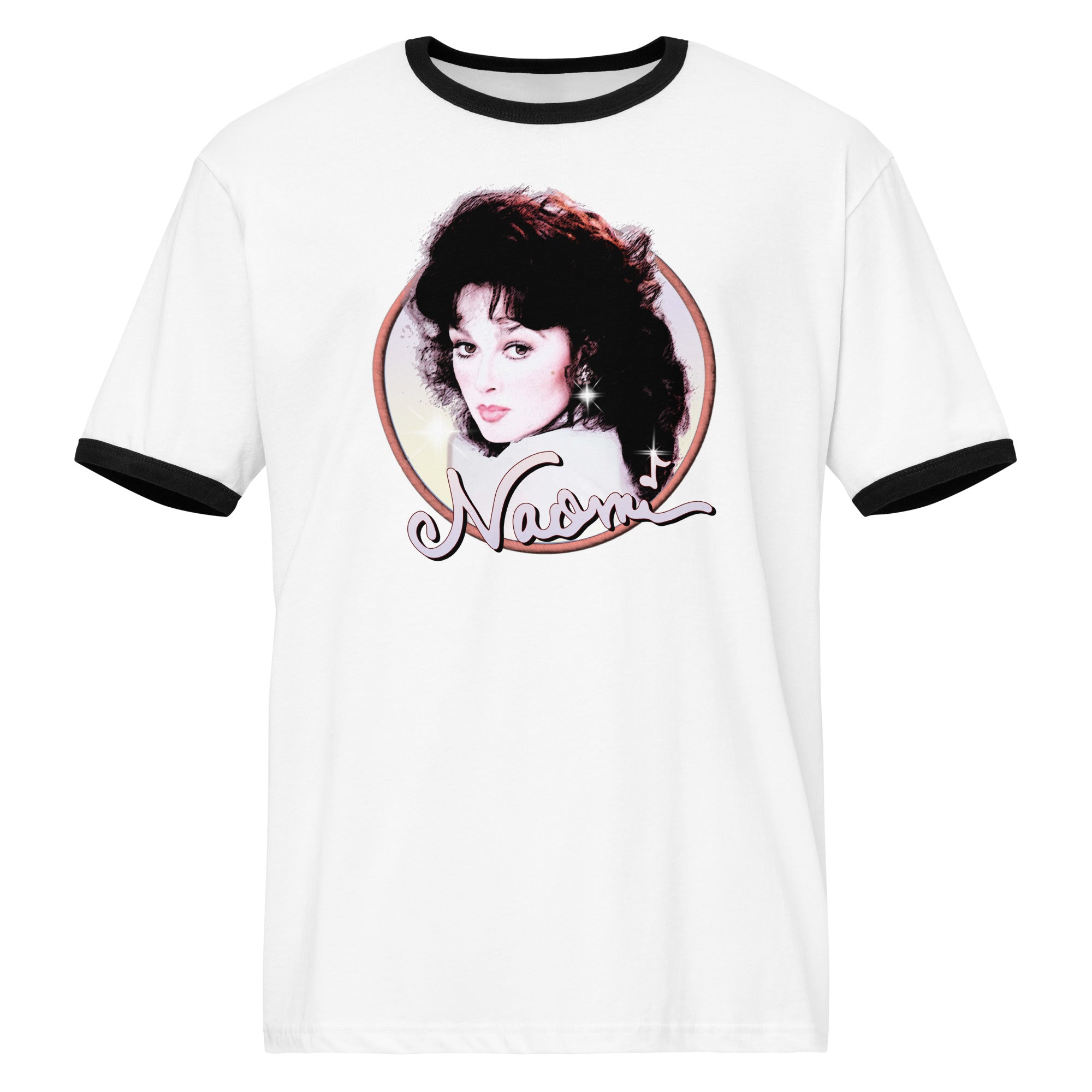 Naomi Retro Glow Unisex Ringer T-shirt