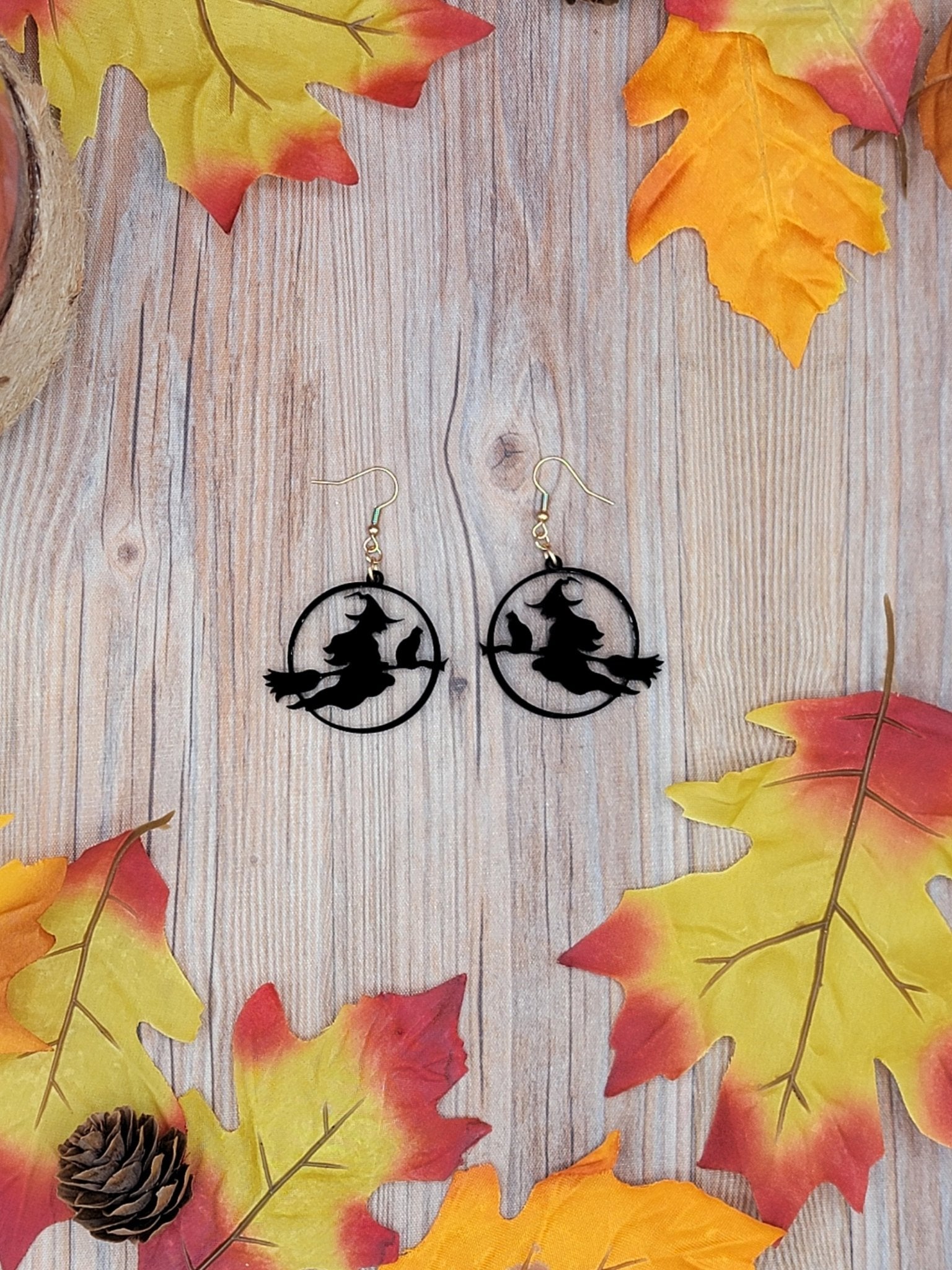 Witch Hoop Earrings