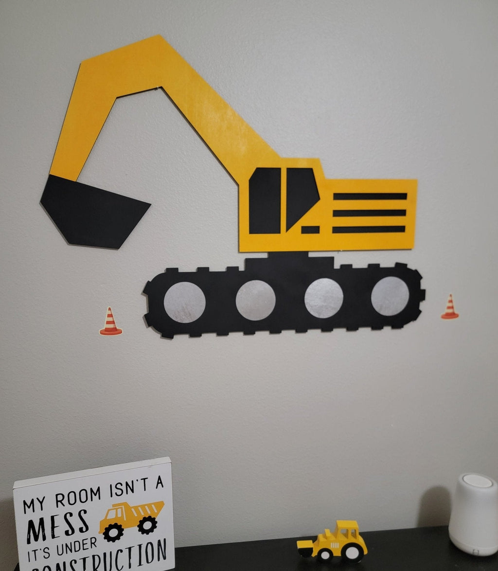 Construction Truck Wall Decor