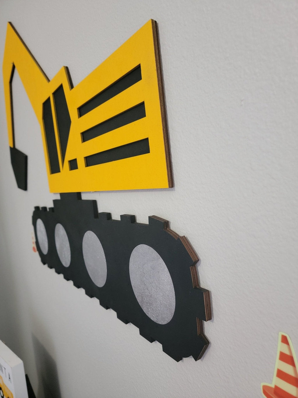 Excavator Construction Truck Wall Decor